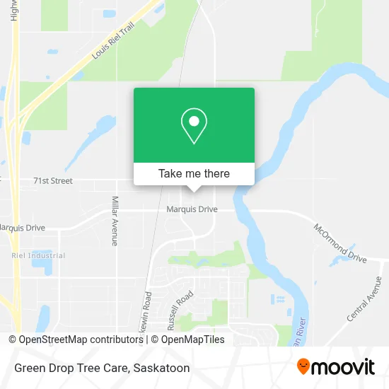 Green Drop Tree Care map