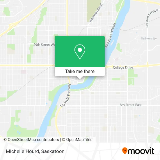 Michelle Hourd map