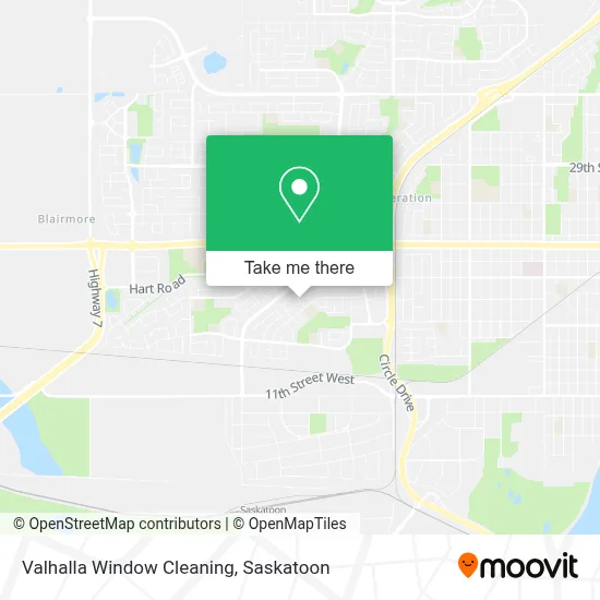 Valhalla Window Cleaning map