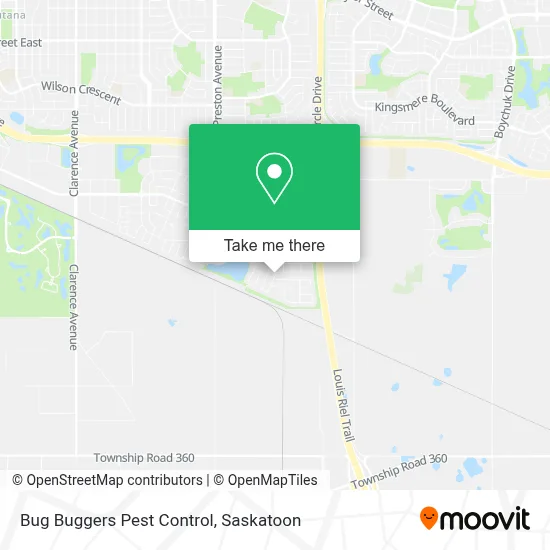 Bug Buggers Pest Control map