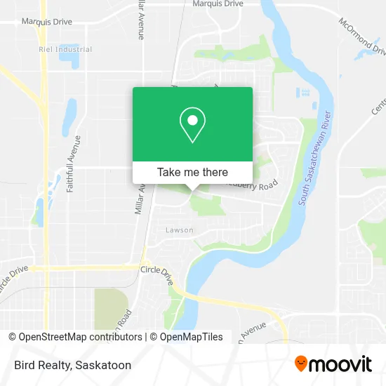 Bird Realty map