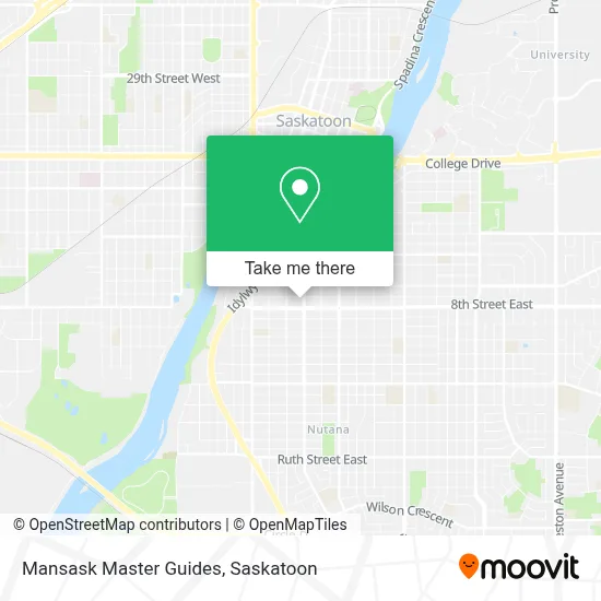 Mansask Master Guides map