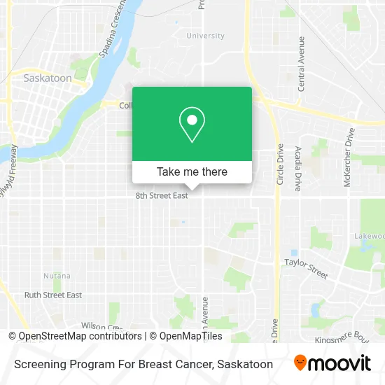 Screening Program For Breast Cancer map