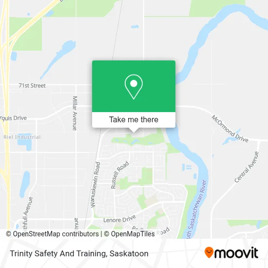 Trinity Safety And Training map