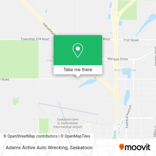 Adams Active Auto Wrecking map