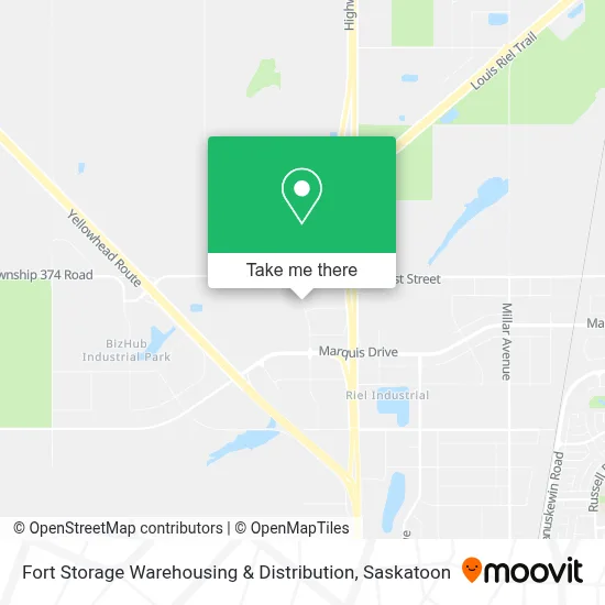 Fort Storage Warehousing & Distribution map