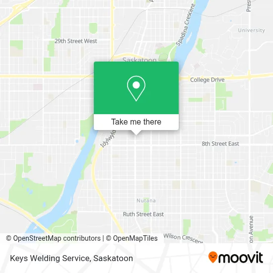 Keys Welding Service map