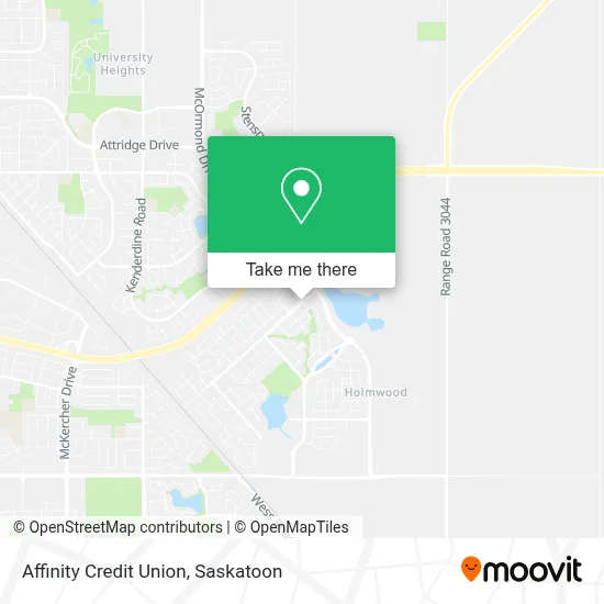 Affinity Credit Union map
