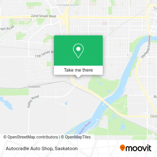 Autocradle Auto Shop map