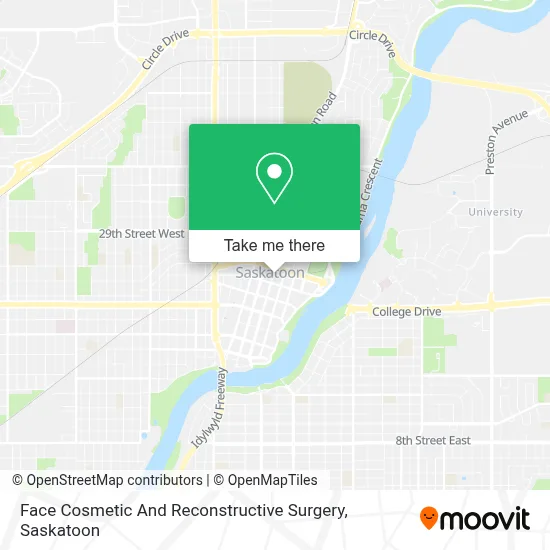 Face Cosmetic And Reconstructive Surgery map