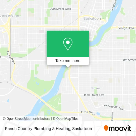 Ranch Country Plumbing & Heating map