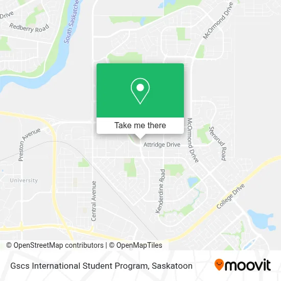 Gscs International Student Program map