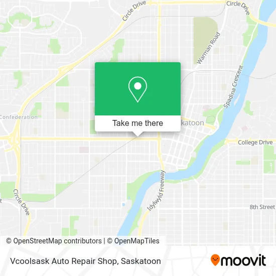 Vcoolsask Auto Repair Shop map