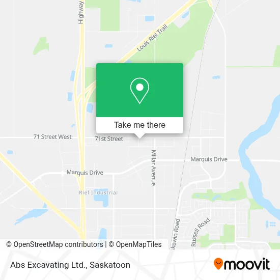 Abs Excavating Ltd. map