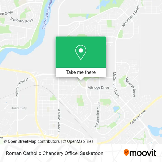 Roman Catholic Chancery Office map