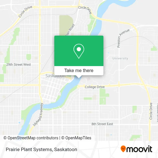 Prairie Plant Systems map
