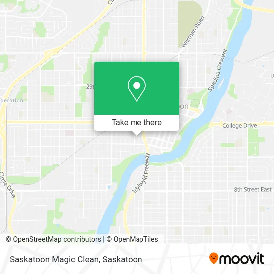 Saskatoon Magic Clean map