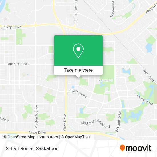 Select Roses map