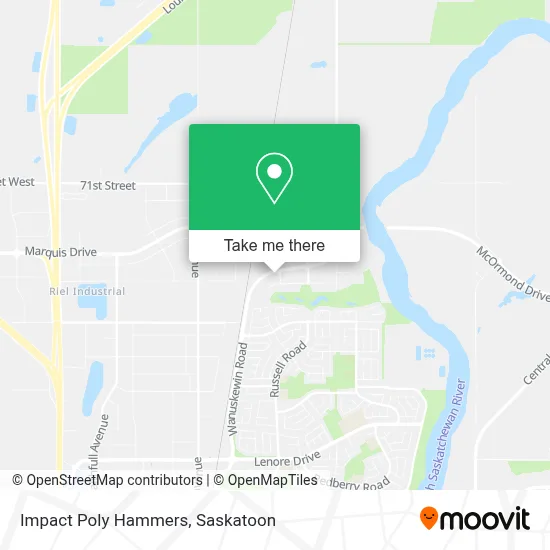 Impact Poly Hammers map