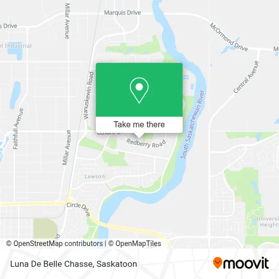Luna De Belle Chasse map