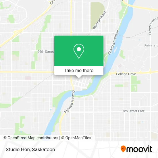 Studio Hon map