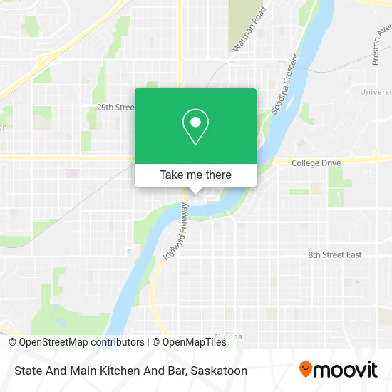 State And Main Kitchen And Bar map