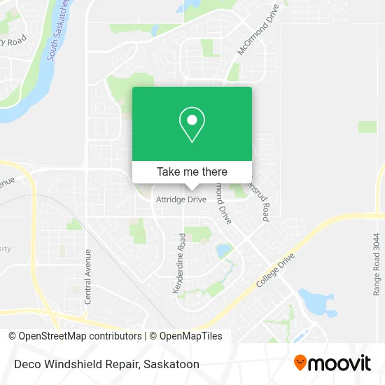 Deco Windshield Repair map
