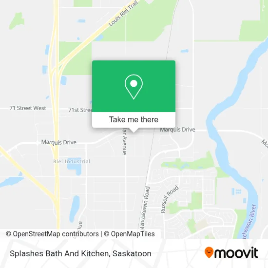 Splashes Bath And Kitchen map