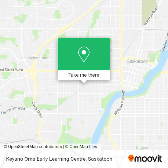 Keyano Oma Early Learning Centre map