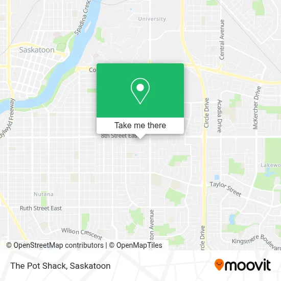 The Pot Shack map