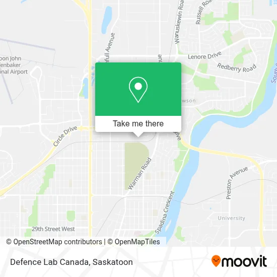 Defence Lab Canada map