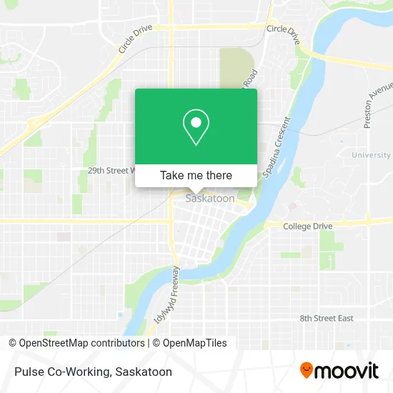 Pulse Co-Working map