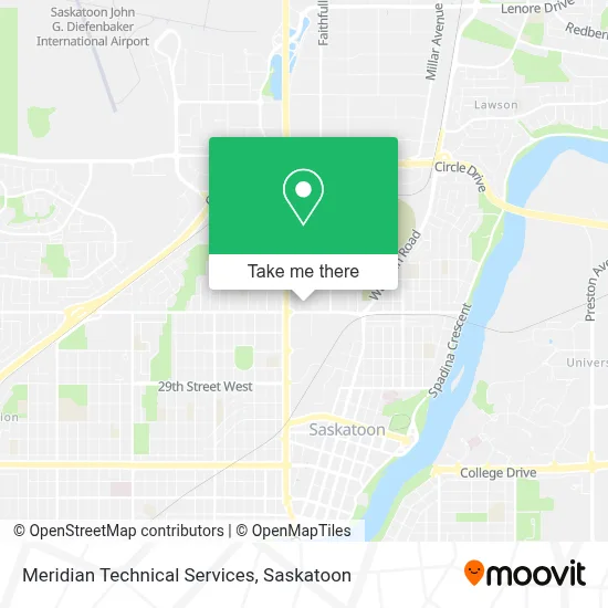 Meridian Technical Services map