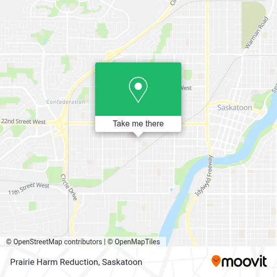Prairie Harm Reduction map