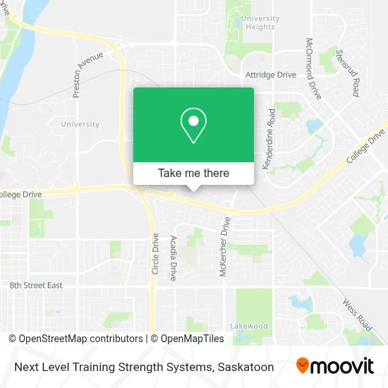 Next Level Training Strength Systems map