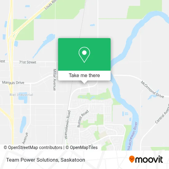 Team Power Solutions map