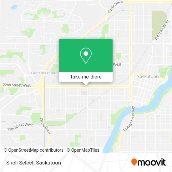 Shell Select map