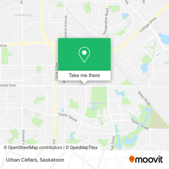 Urban Cellars map