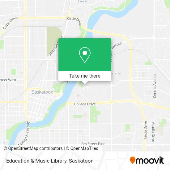 Education & Music Library map