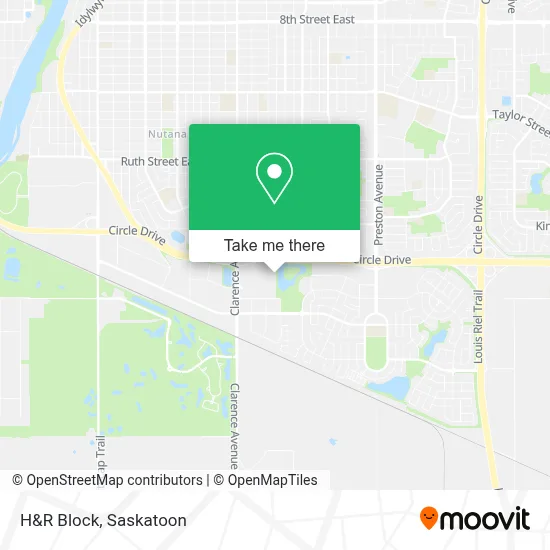 H&R Block map