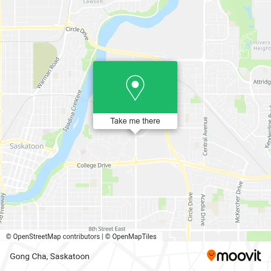 Gong Cha map