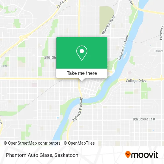 Phantom Auto Glass map