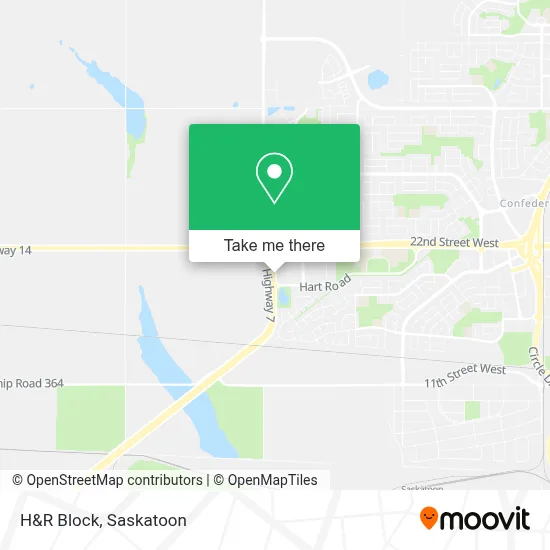 H&R Block map