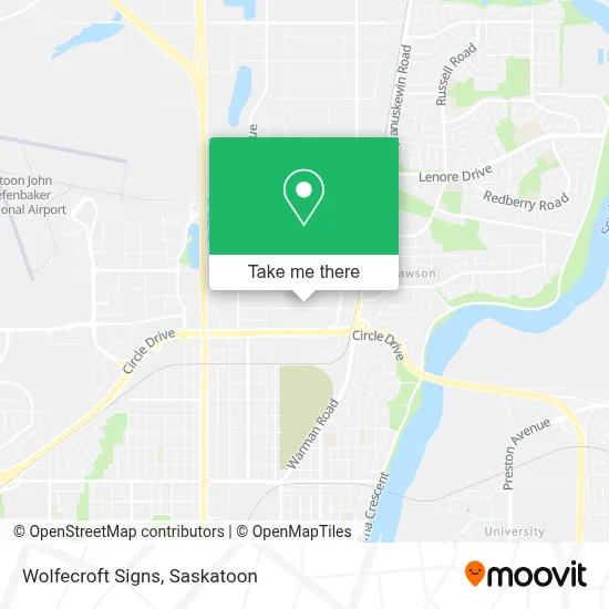 Wolfecroft Signs map