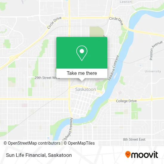 Sun Life Financial map