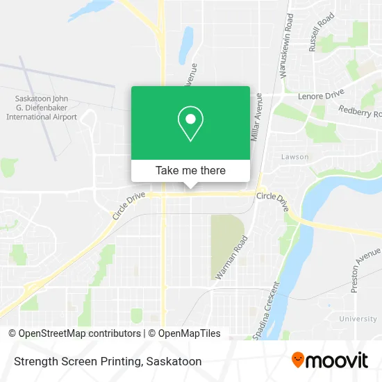 Strength Screen Printing map