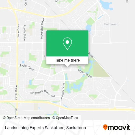 Landscaping Experts Saskatoon map