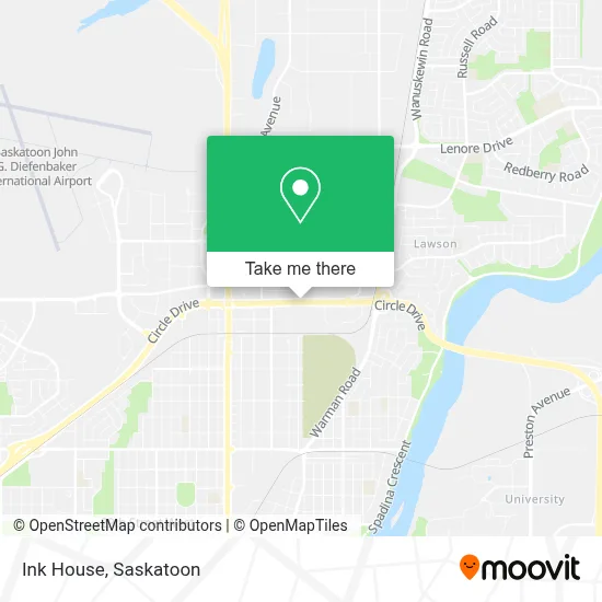 Ink House map
