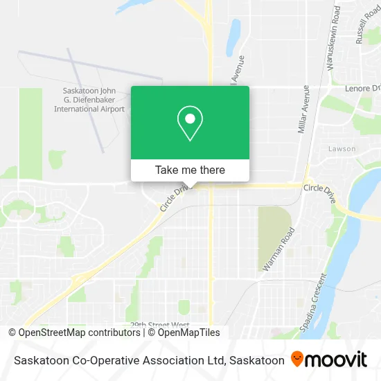 Saskatoon Co-Operative Association Ltd map