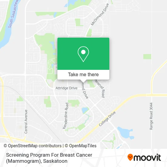 Screening Program For Breast Cancer (Mammogram) map